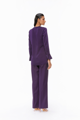 Draped Satin Set