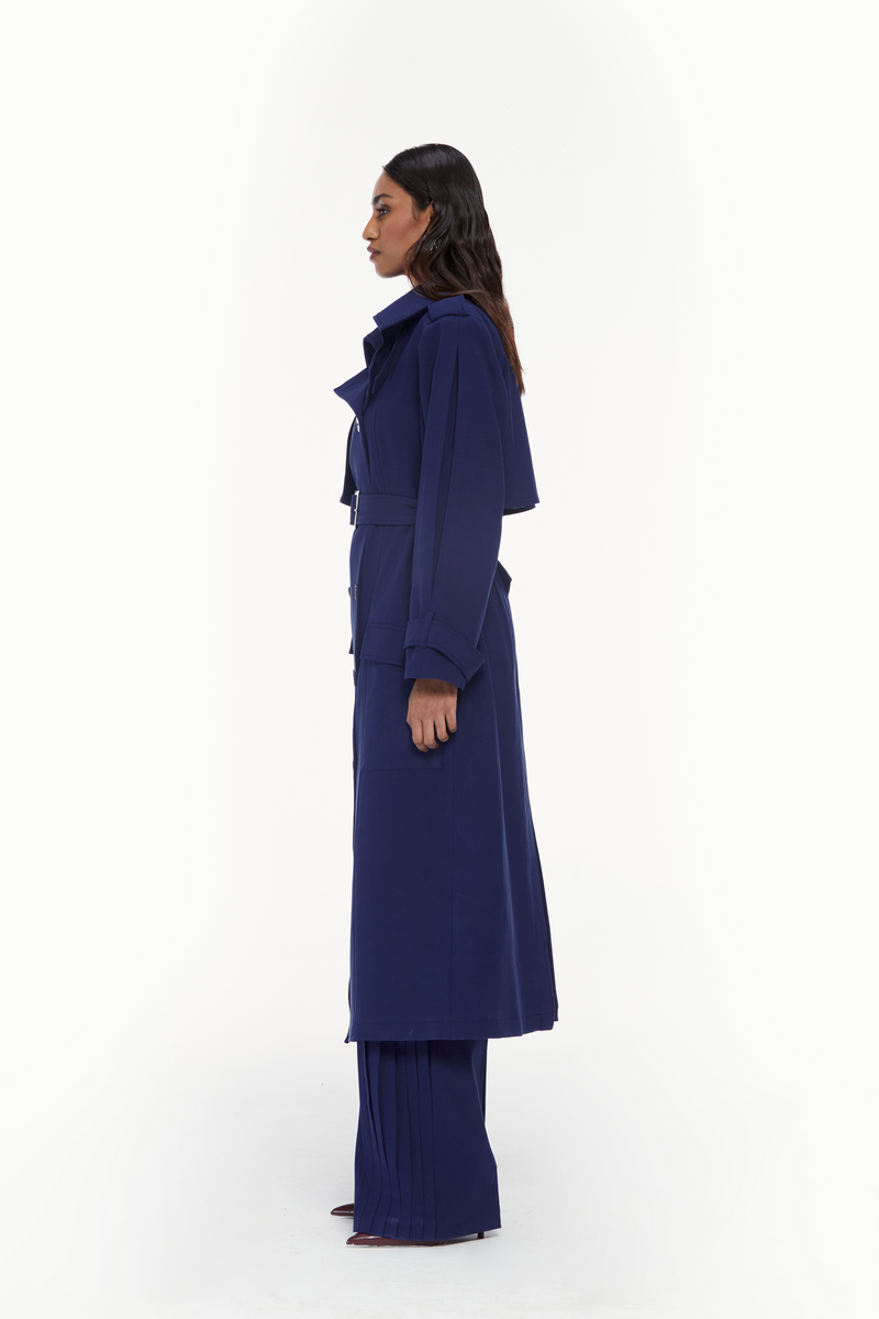 Double-Breasted Trench Coat