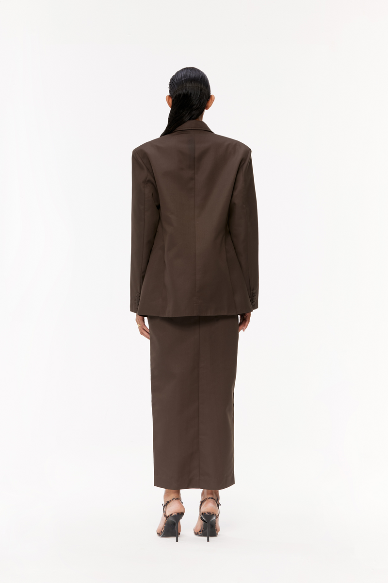 Single-Breasted Tailored Blazer
