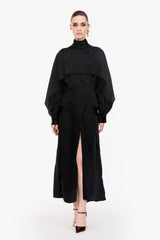 Satin Cape Jacket