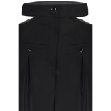Wide Leg Cut-out Trousers