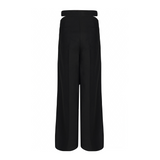 Wide Leg Cut-out Trousers