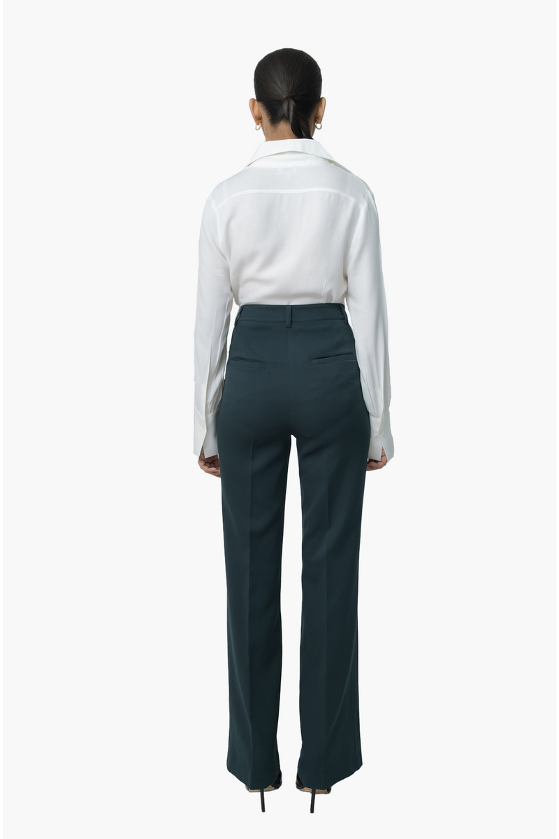 Hi-rise Flared Trousers