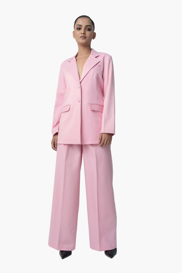 Blush Oversized Suit