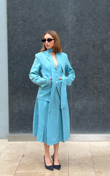 Alpine Blue Skirt Suit