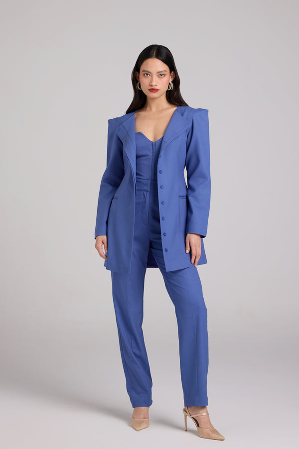 Sharp Shoulder 3 Piece Suit