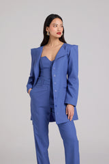 Sharp Shoulder 3 Piece Suit