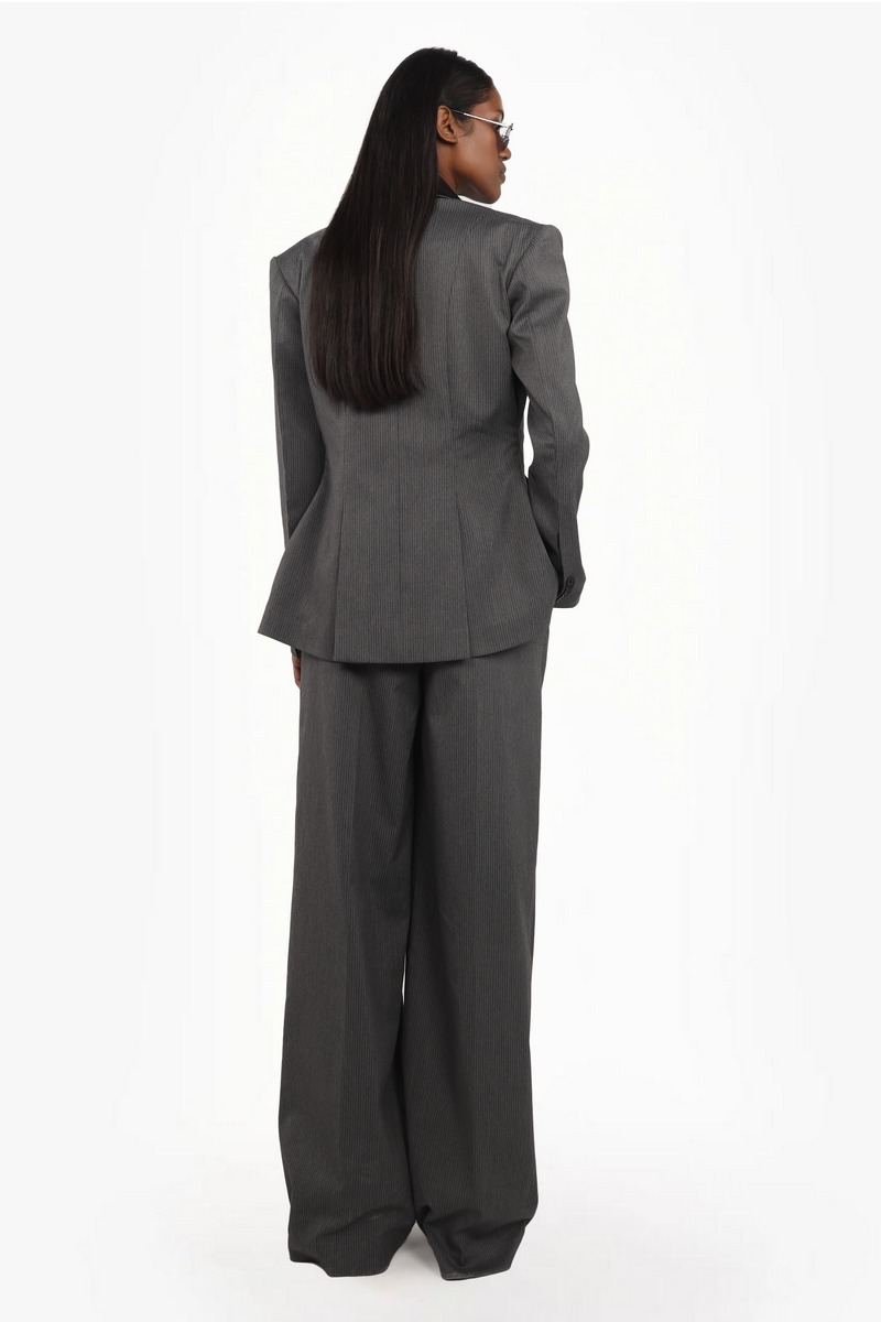 Sculpted Pinstripe 3-Piece Suit