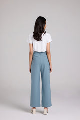 Panelled Straight Trousers