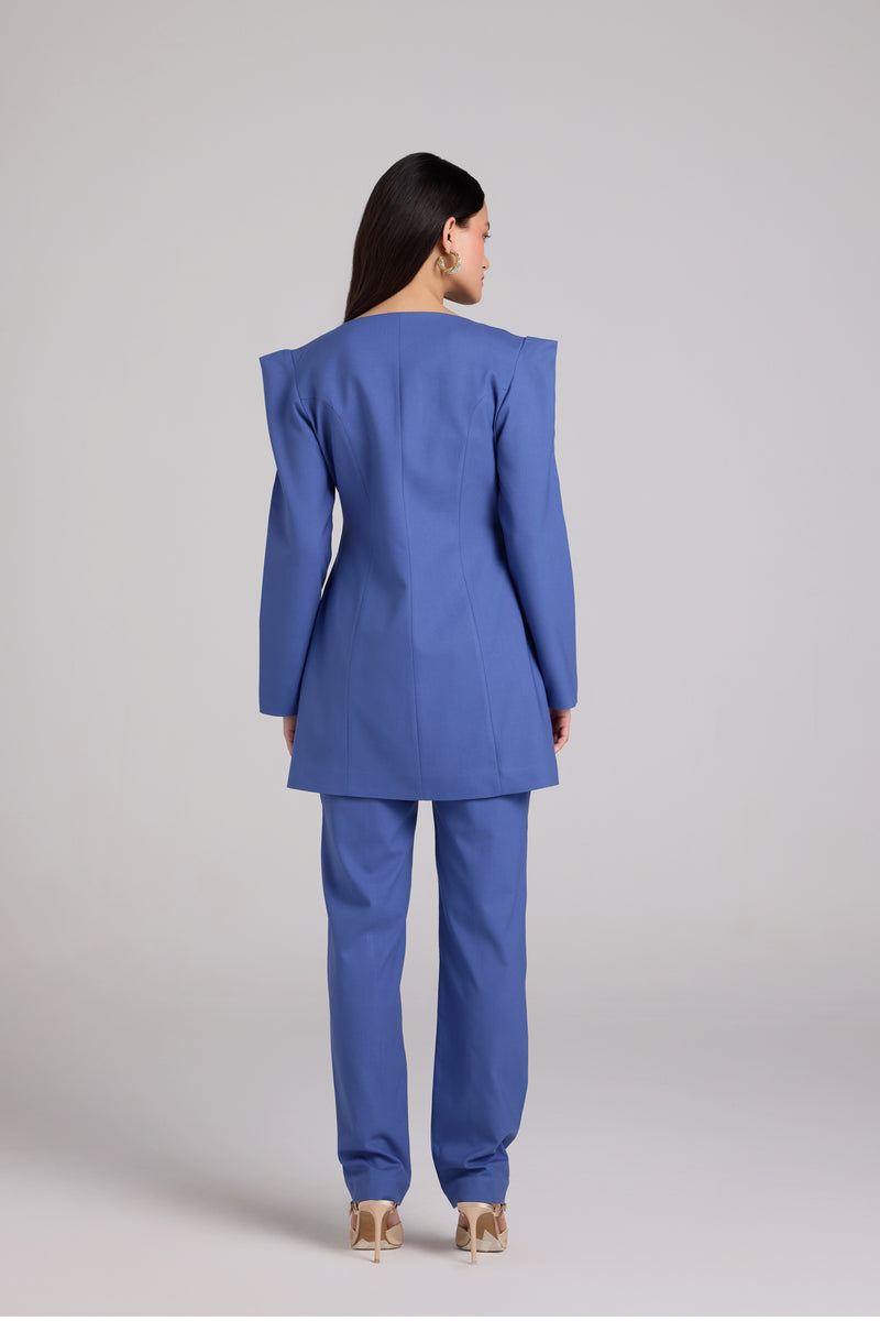 Sharp Shoulder 3 Piece Suit