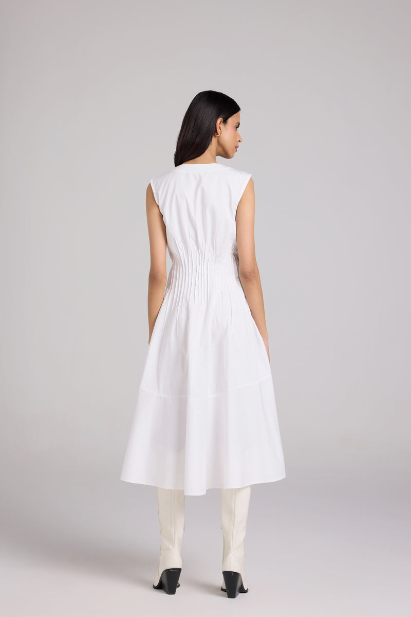 Darted Midi Dress