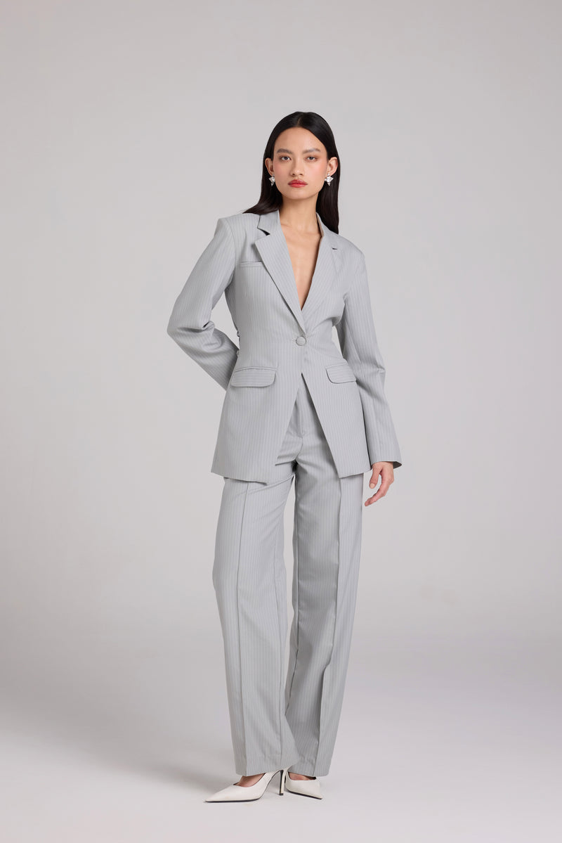 Classic Pinstripe Tailored Suit