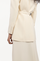 Scarf Lapel Blazer