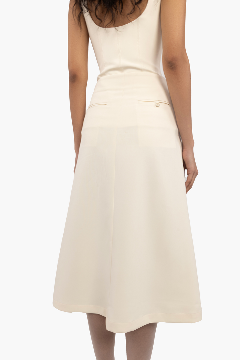 Panelled Midi Skirt