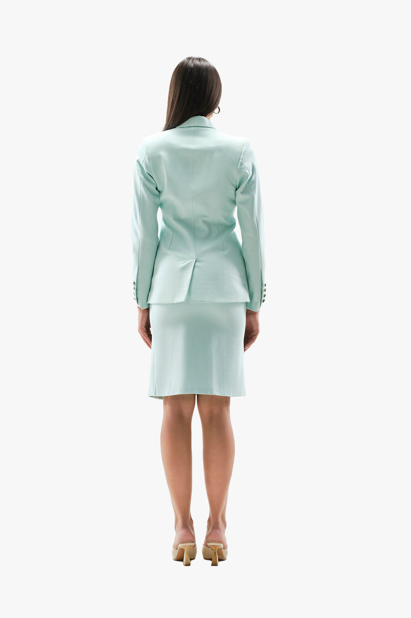 Slim Ponte Skirt Suit