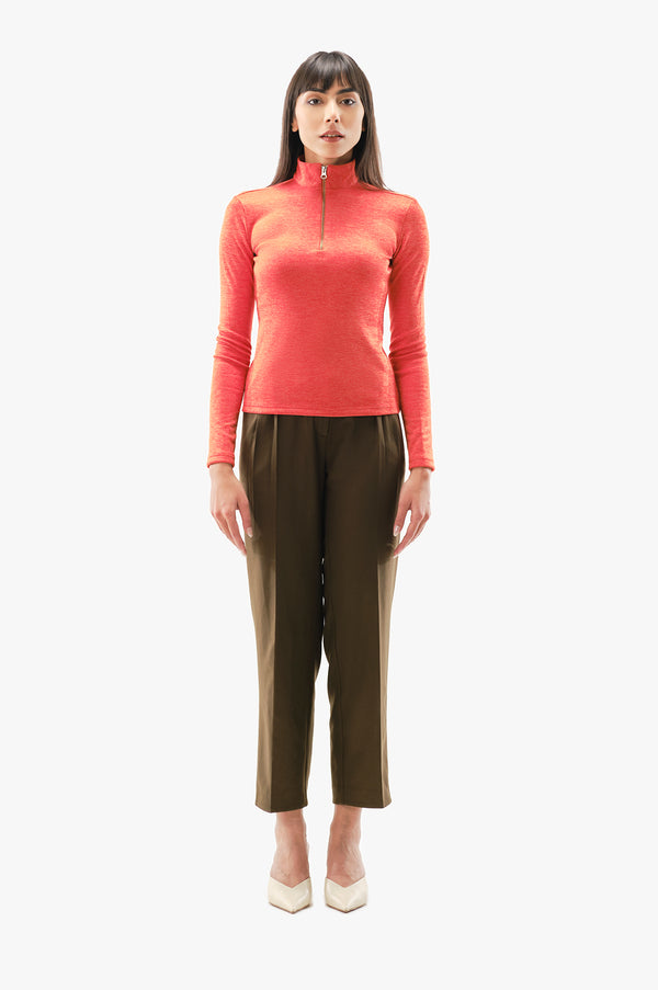 Elasticated Pleated Trousers
