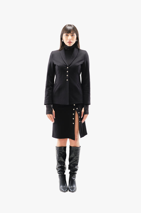 Slim Ponte Skirt Suit
