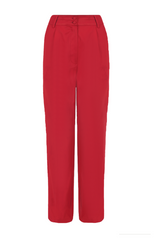 Hi-Rise Straight Trousers