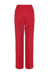 Hi-Rise Straight Trousers