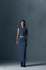 Tailored Column Skirt