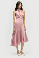 Asymmetric Flared Dress