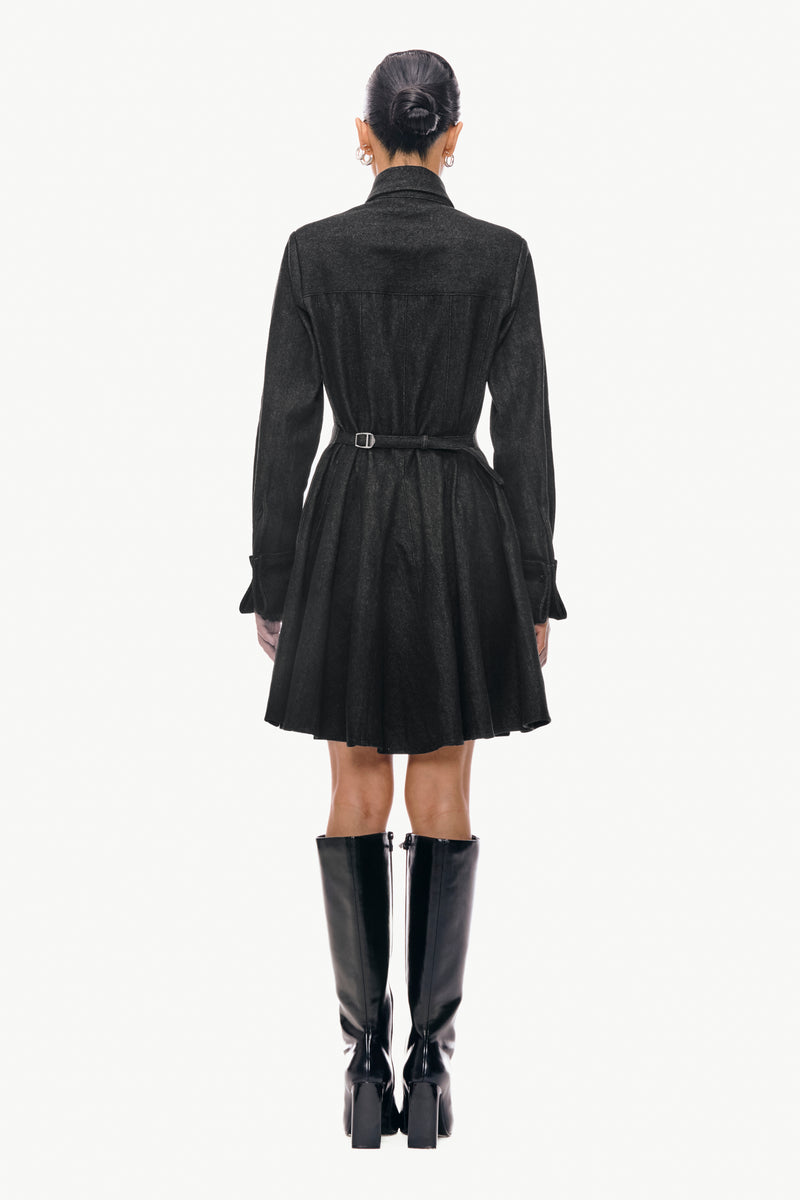 Tailored Godet Dress