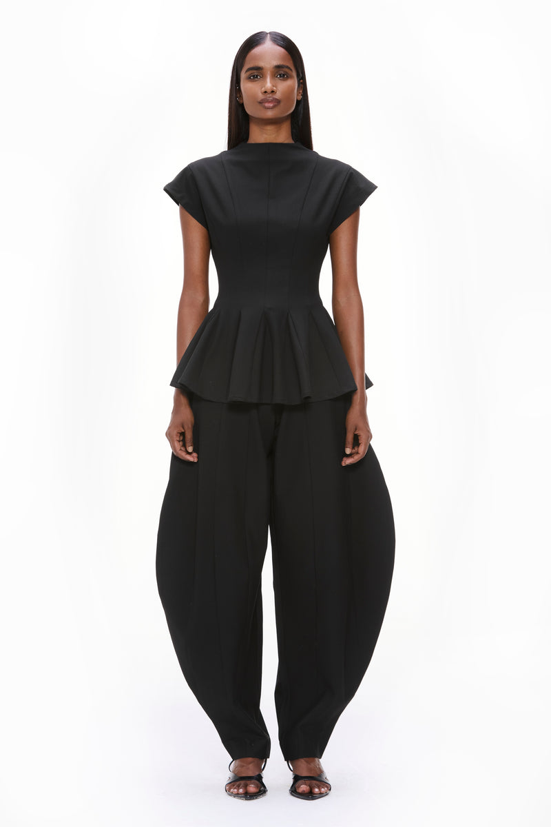 Sculpted Godet Top
