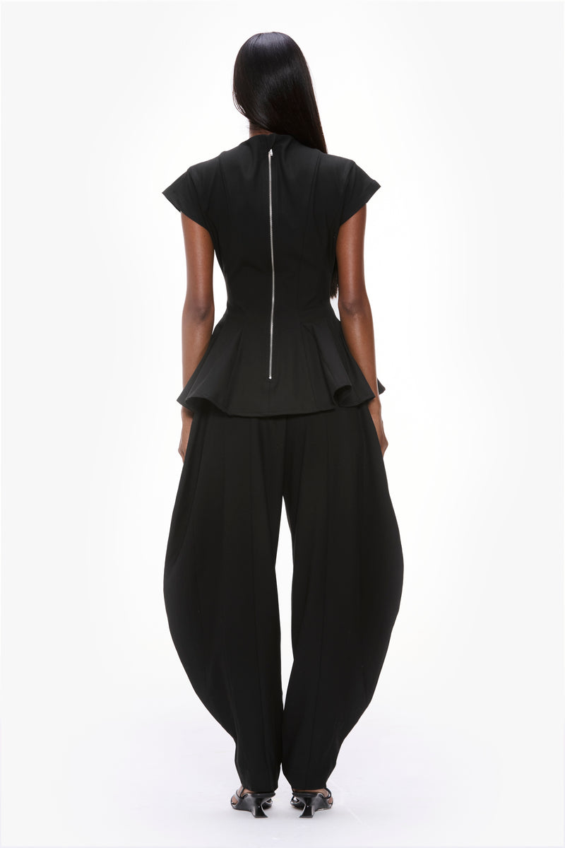 Sculpted Godet Top