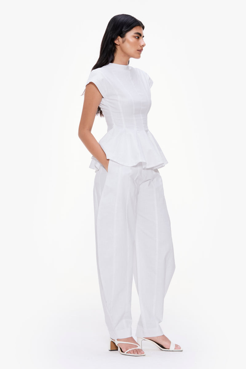 Sculpted Godet Top