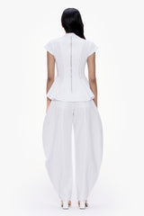 Sculpted Godet Top