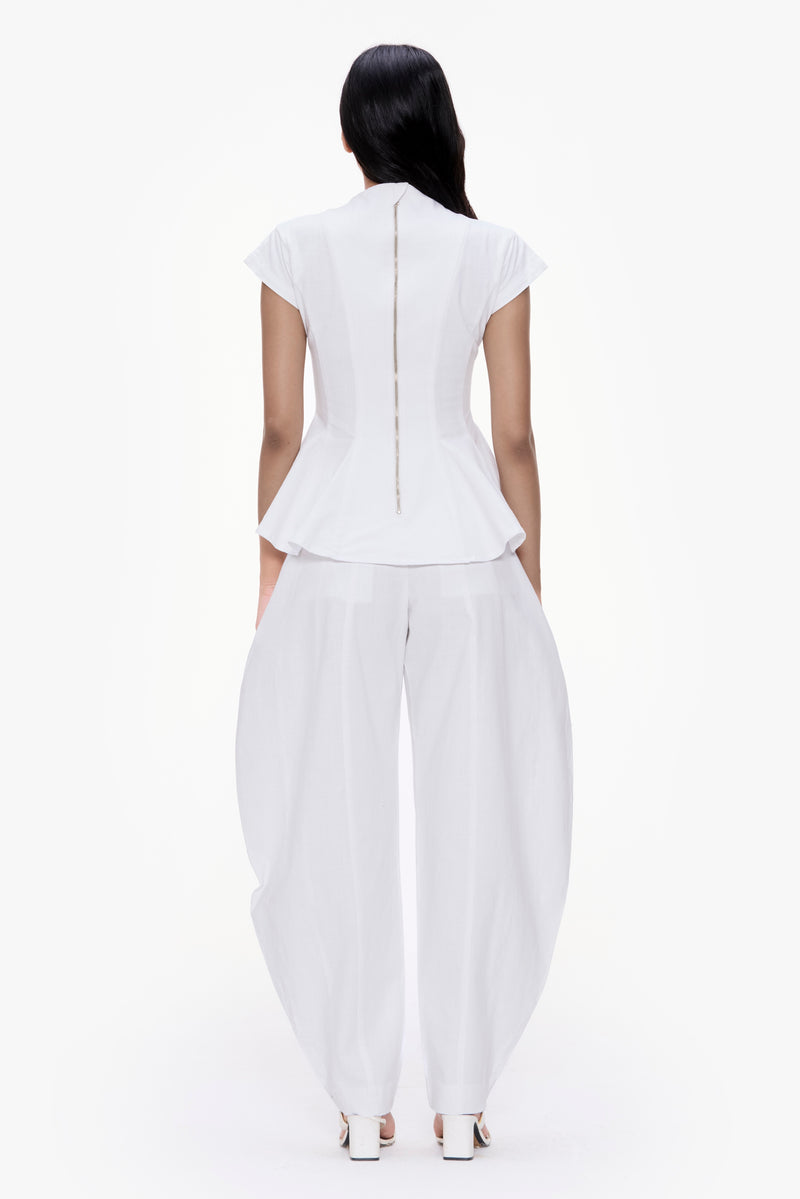 Sculpted Godet Top