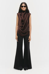 Draped Cowl Blouse
