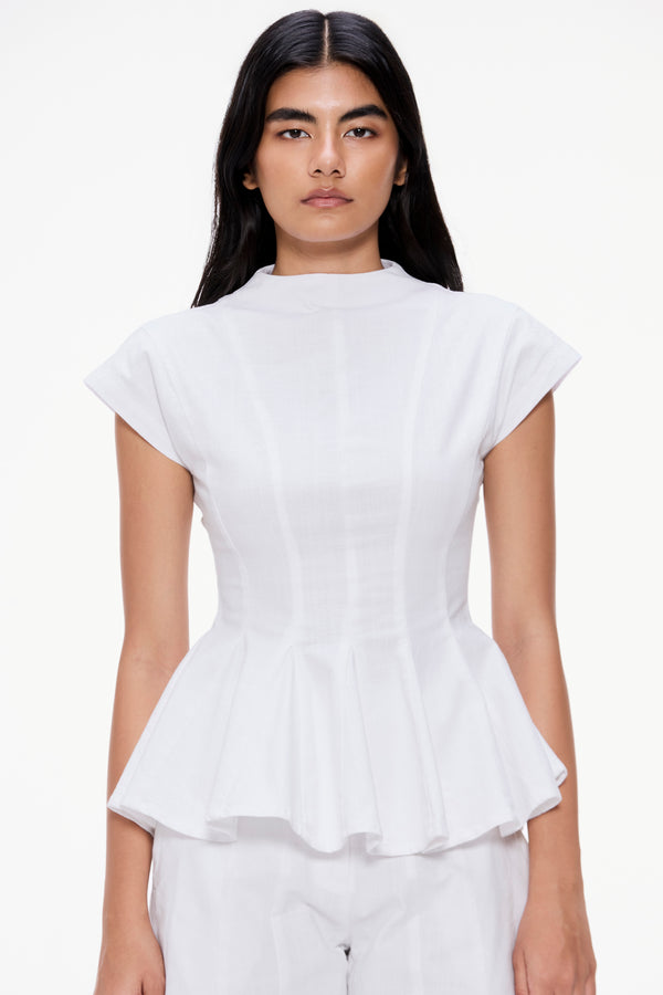 Sculpted Godet Top