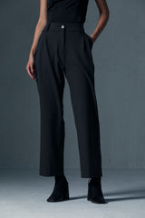 Elasticated Pleated Trousers