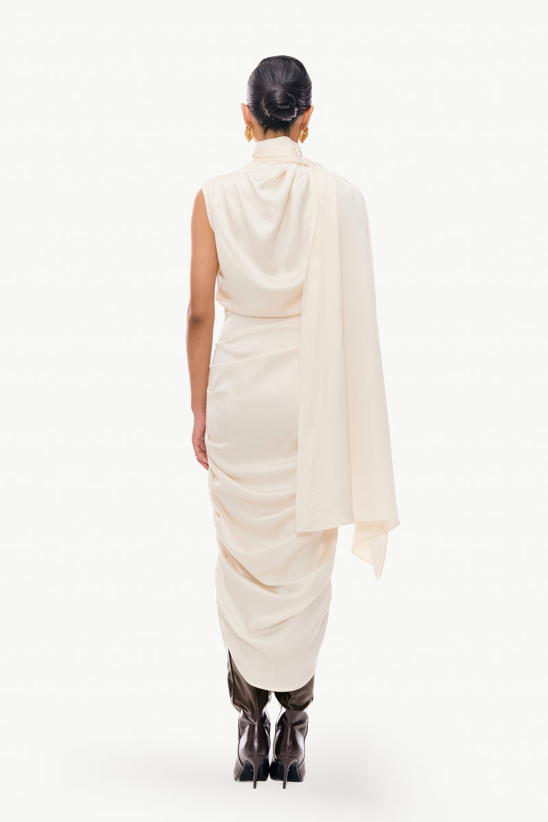 Cowl Column Dress
