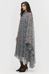 Asymmetric Kimono Dress