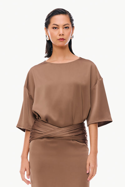 Liquid Boat-Neck Tee