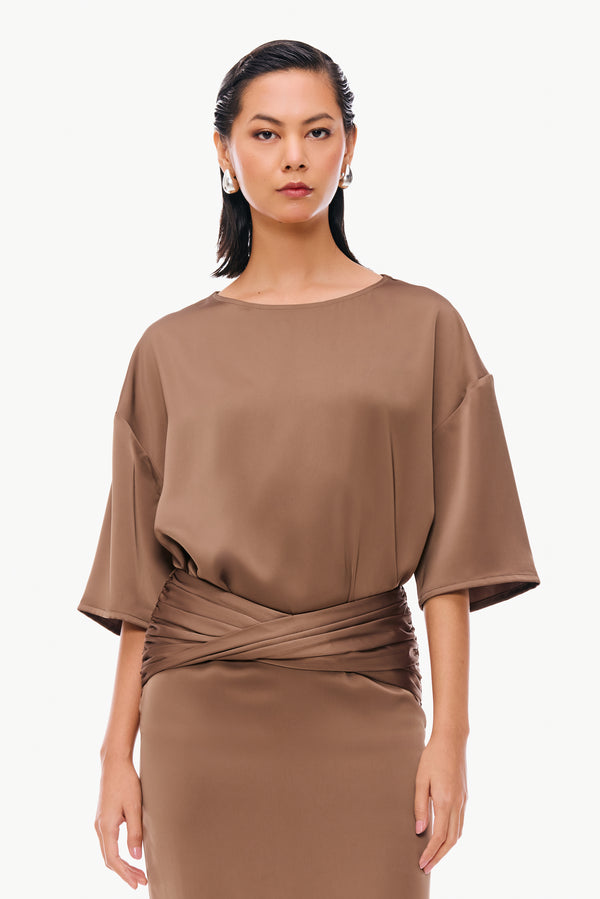 Liquid Boat-Neck Tee