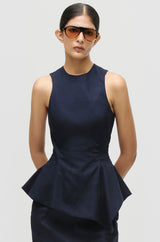 Angular Peplum Top