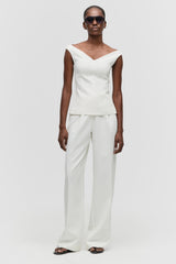 Sculpted Off-Shoulder Set