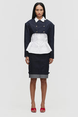 Tailored Peplum Shirt