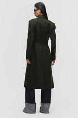 Belted Double-Breasted Coat