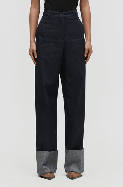 Tailored Turn-Up Jeans