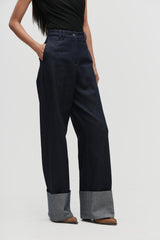 Tailored Turn-Up Jeans