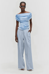 Draped Off-Shoulder Top