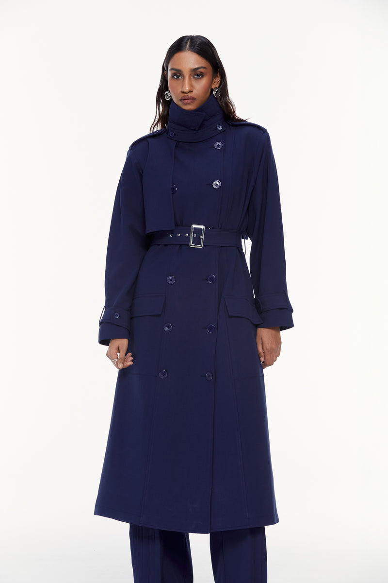 Double-Breasted Trench Coat