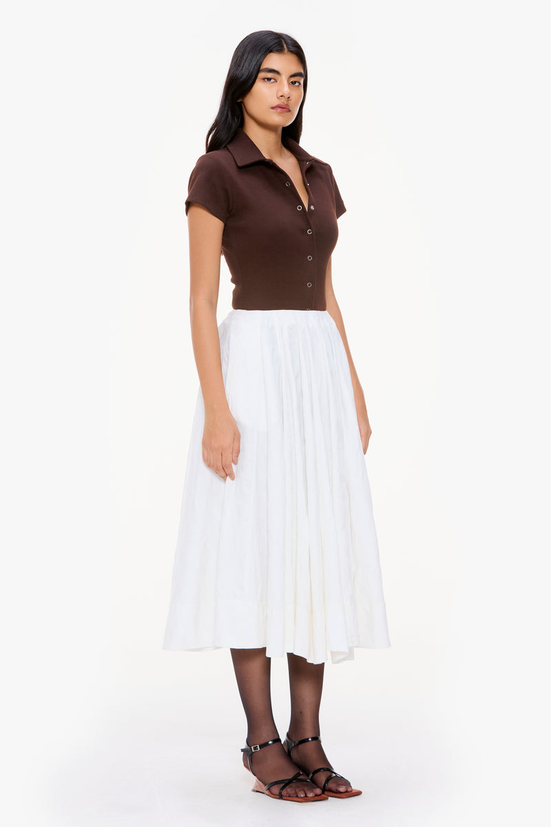 Espresso Skirt Set