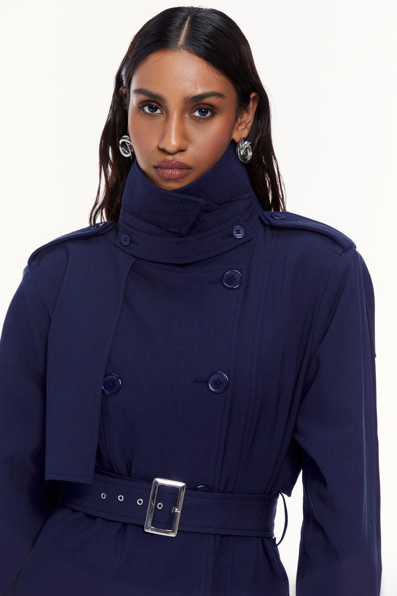 Double-Breasted Trench Coat