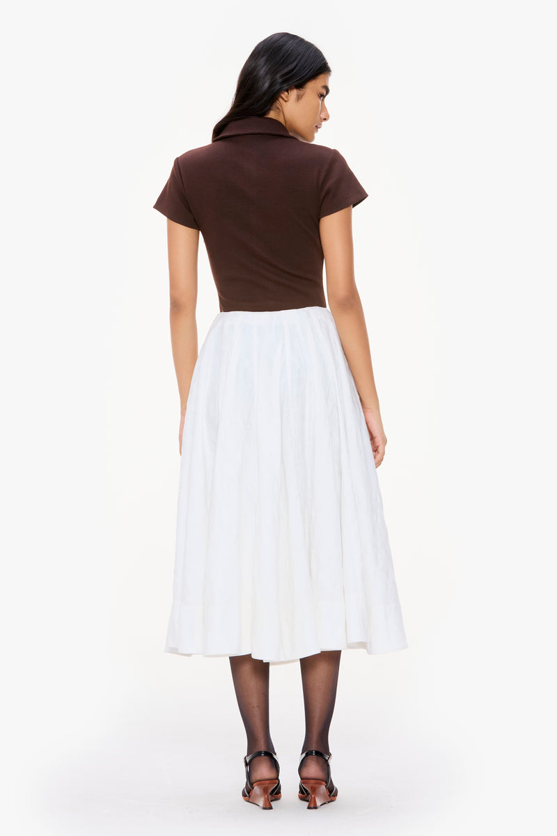 Espresso Skirt Set