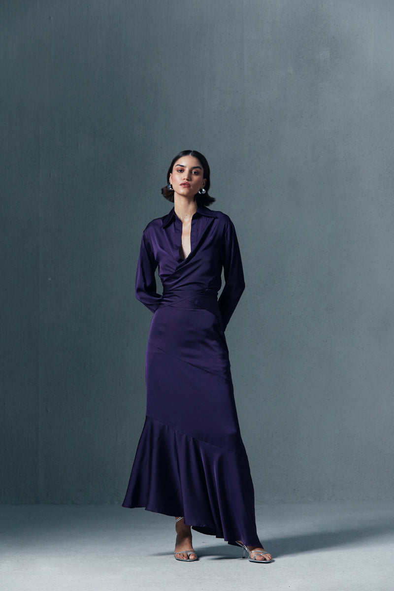 Luxe Satin Skirt Set